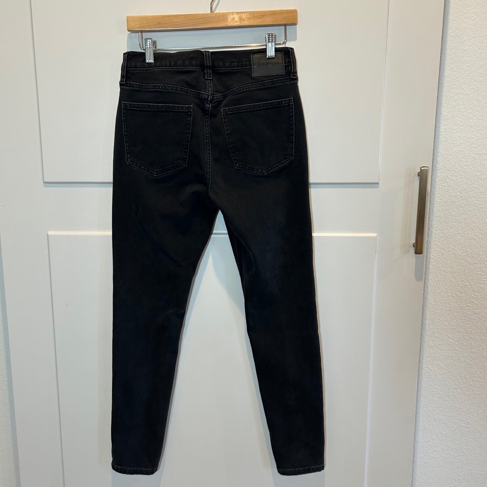 Calvin Klein Jeans High Rise Skinny‎ Black Denim Women's Jeans Size 29 - Picture 10 of 11